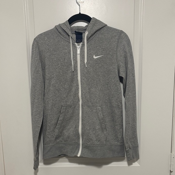 Nike Sweaters - Nike Gray Full-Zip Hoodie